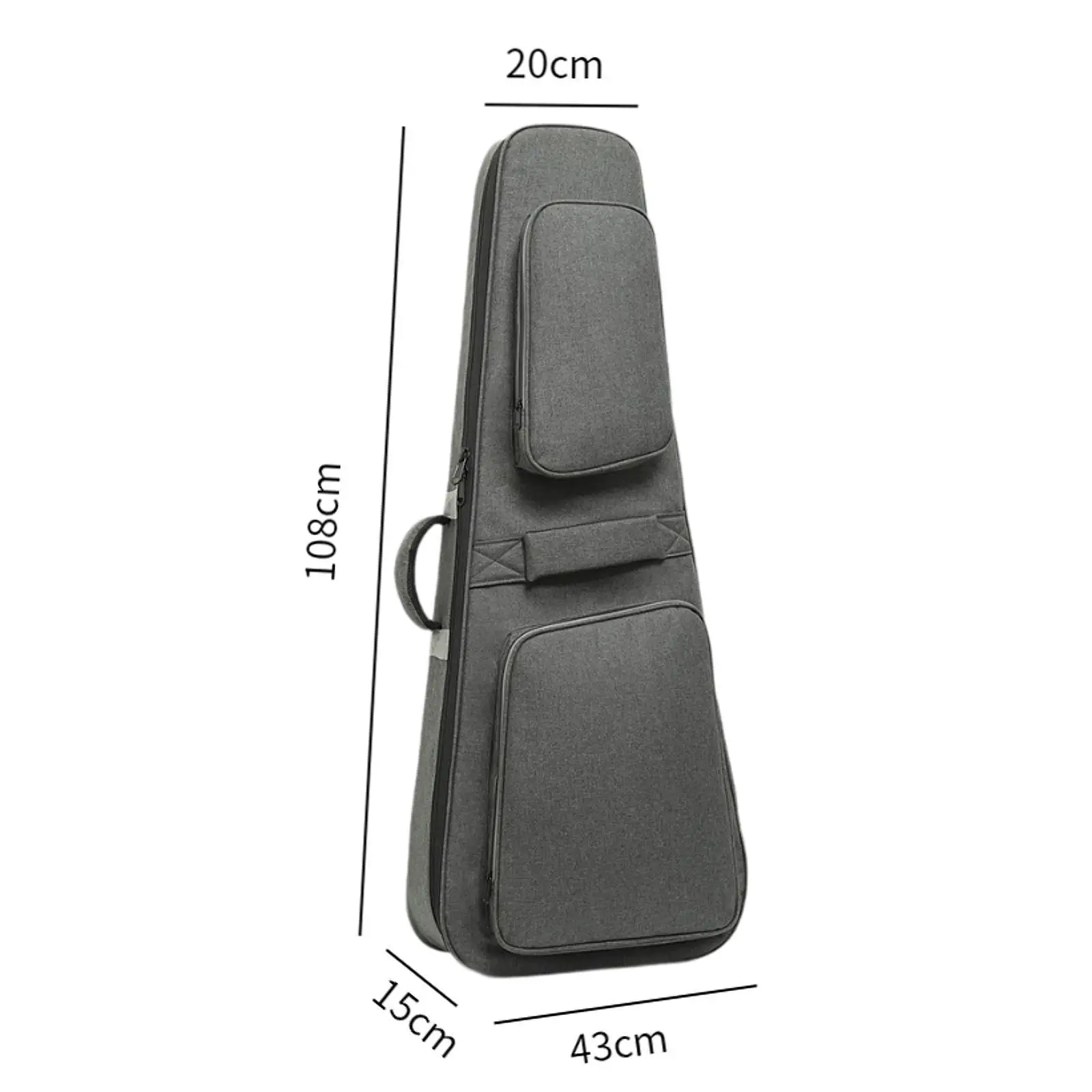 Electric Guitar Bag 40&rdquo;/41&rdquo; Padded Backpack Pocket Accessories