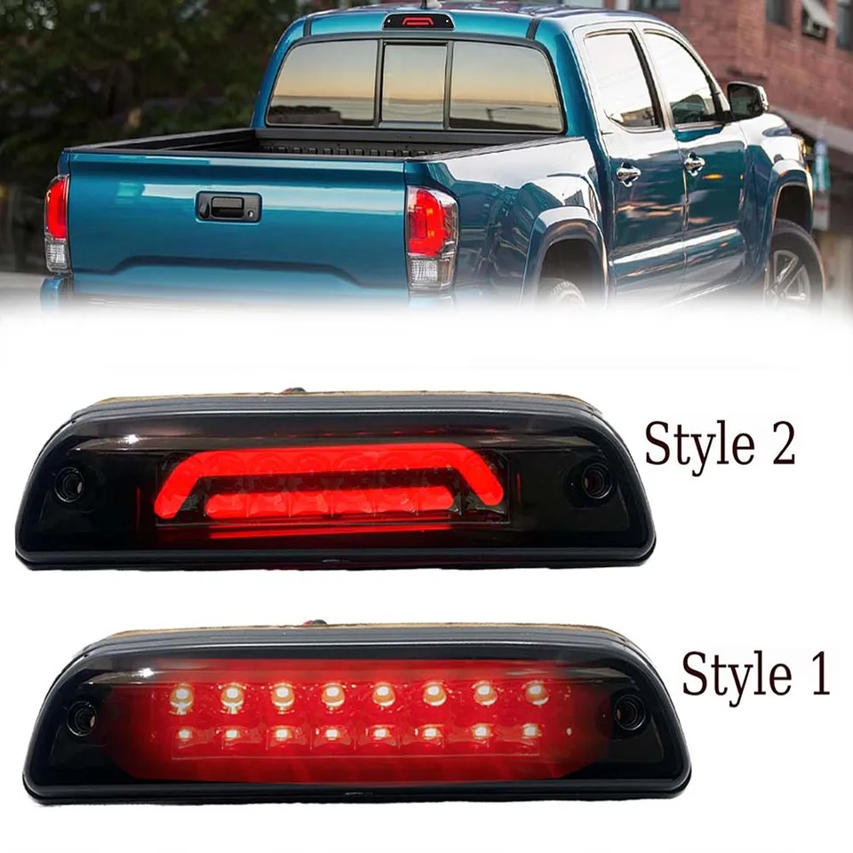 Rear LED Third 3rd Brake Light Lamp Red Lens Fit For 1995-2017 Toyota Tacoma - Foto 4