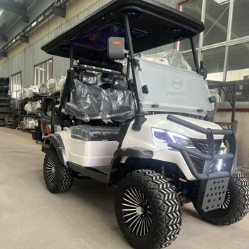 2025 Golf Cart Rental Luxurious Street Legal Lithium Battery Electric Lifted Nice Wheels Golf Car Cart