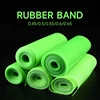 1: 6 Stretch High Elasticity Wear-resistant Antifreeze Rubber Bands 15 * 200cm Green Slingshot Rubber Bands Tensile Fitness 2