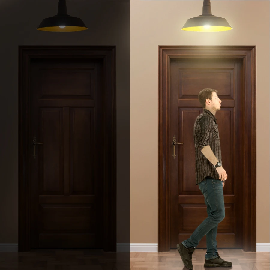 110V 220V Motion Sensor Mini Pir Infrared Smart Switch Smart Home Human Body Automatic Night Lamp
