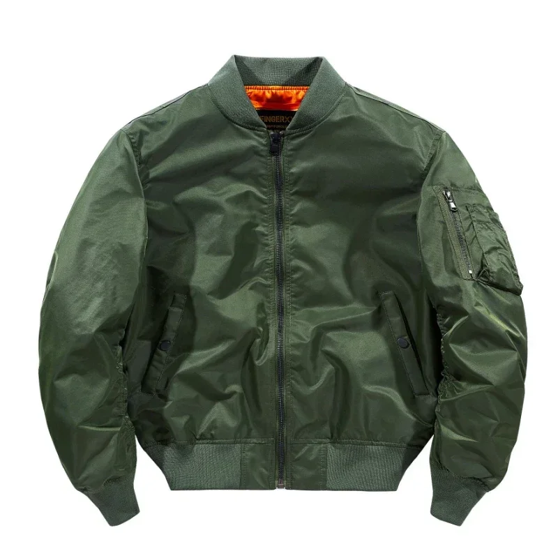 Spring Autumn Bomber Jacket Men Casual Fashion Ma1 Bomber Jacket Men's Motorcycle Windbreaker Men Ropa Para Hombre