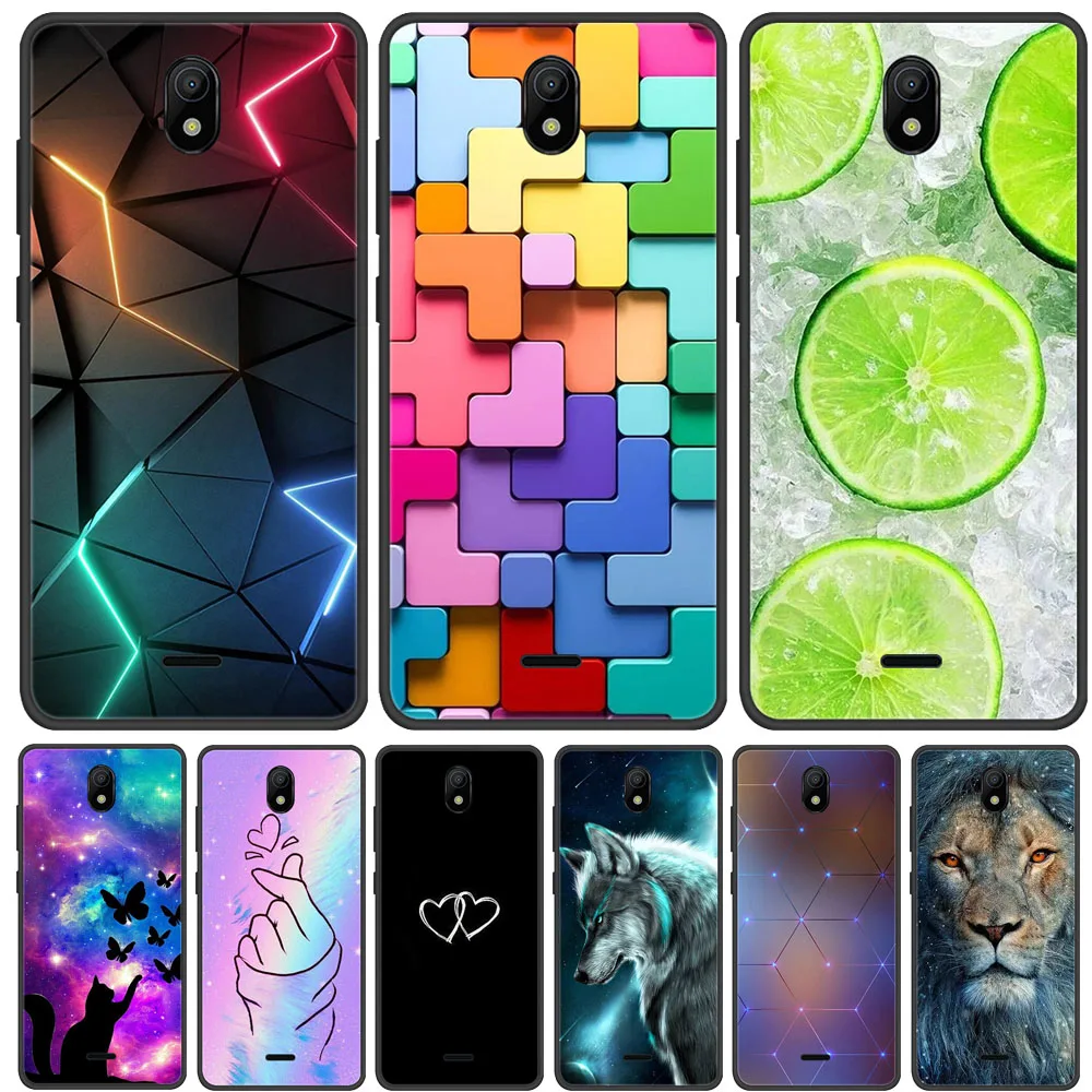 Custodia Per Telefono Per Nokia C100 Custodia Wolf Lion Cat Custodia Morbida In Silicone Nero Per Nokia C01 Plus C100 Cover Posteriore C 100 Funda Coq