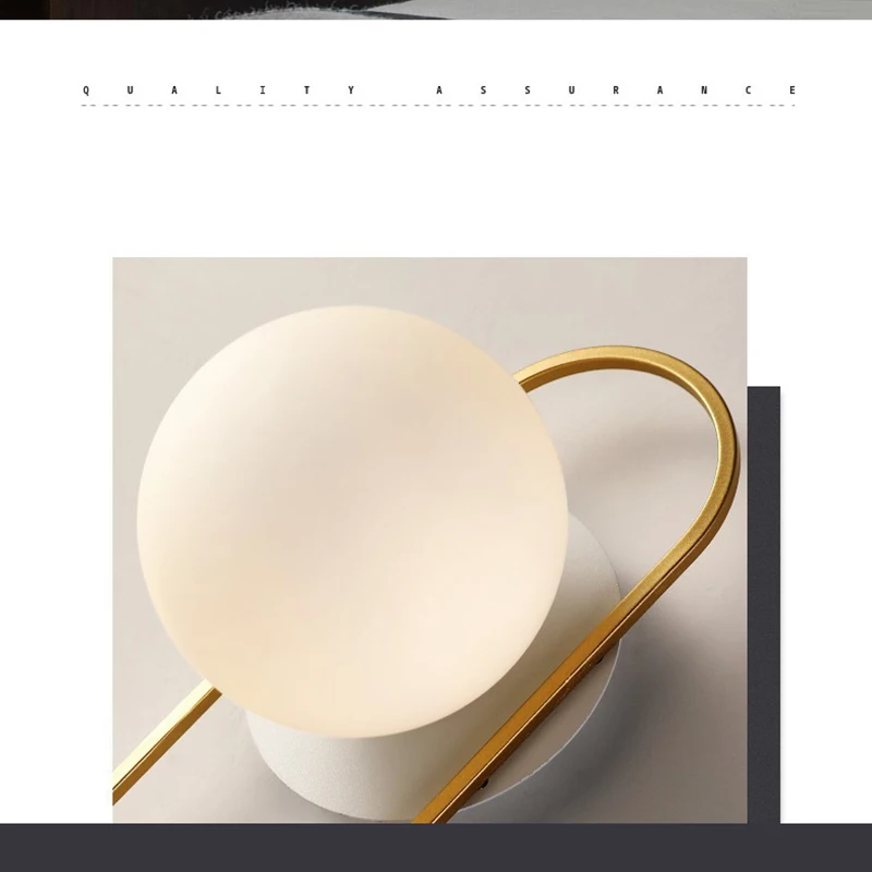 Nordic Frosted Glass LED Wall Sconce