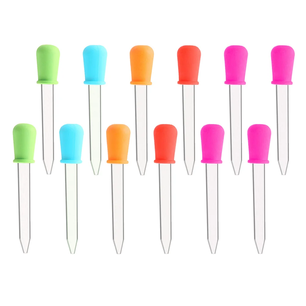 

Silicone Droppers Medicine Feeder Pipette Liquid Food Dropper for Baby Infant Newborn (Random Color)