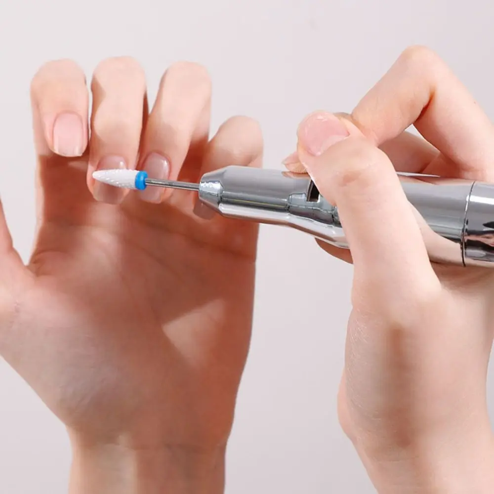 Professional Nail Drill Machine with Drill Bits Low Noise Electric Nail Polisher Multi-functional Dead Skin Removal