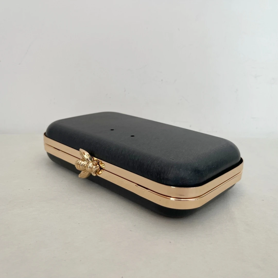 Box Clutch Purse Bee Head Wedding Bag Box Purse Frame Clutch Hardware Parts Evening Bag Frame With Clasp Bag Making Kits
