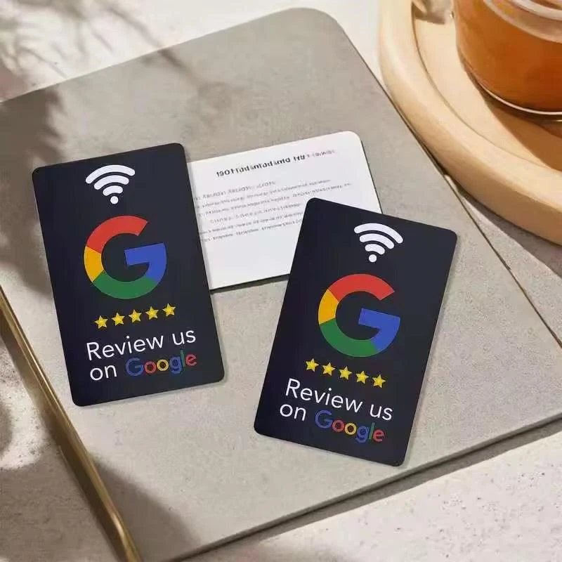 범용 NFC Google 리뷰 카드 Instagam Facebook for 안드로이드/iPhone Tap URL 쓰기 소셜 비즈니스 리뷰 카드