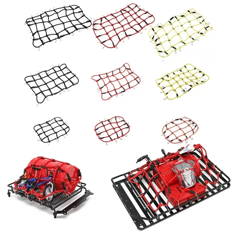 Dachträger Gepäcknetz für 1/8 1/10 1/12 RC Crawler AXIAL SCX10 D90 D110 Traxxas TRX-4 Trx4 Rc Autozubehör Teile LKW