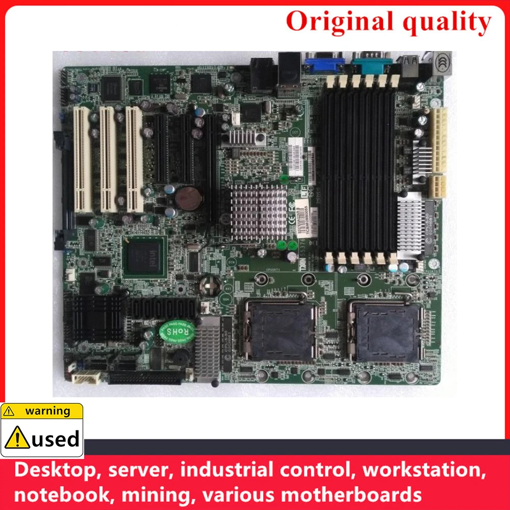 Utilizzato Per Schede Madri Tyan S5376G2Nr Lga 771 Ddr2 Server Workstation Mainboard Pci Pci-E2.0 Sata Ii Usb2.0