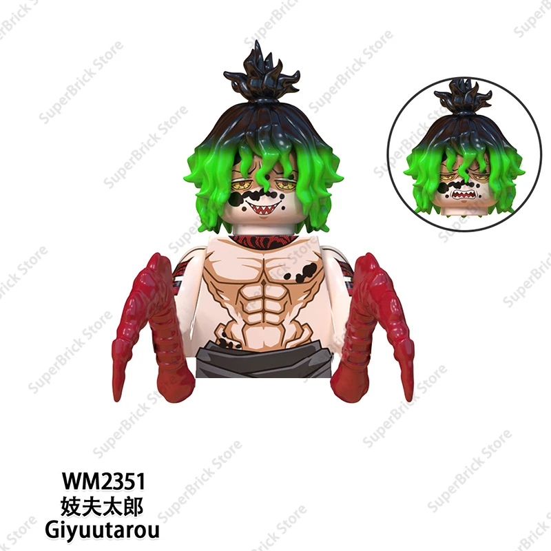 thumbnail image 1 of Hot Anime Demon Slayer Mini figura de acción Kimetsu no Yaiba bloques de modelismo Kochou Shinobu Kamado Tanjirou Nezuko bloques muñeca Juguetes, 1 of 5