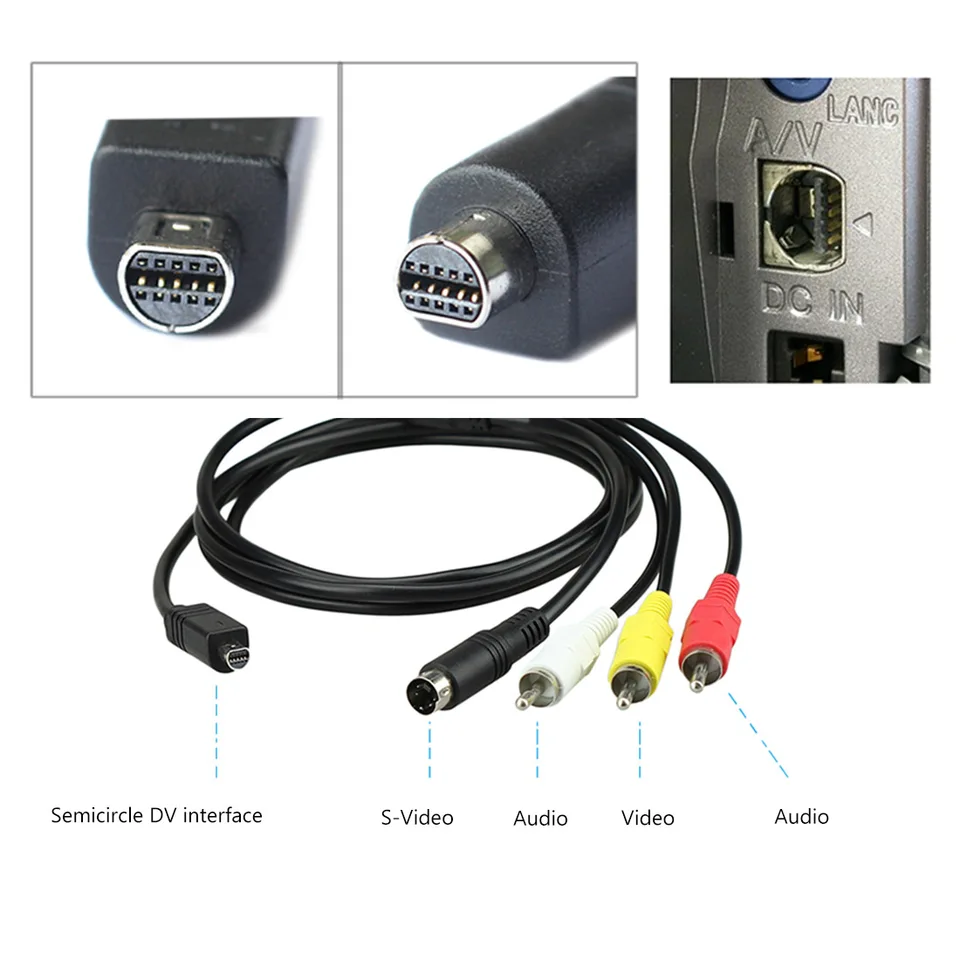 DYNEX  ビデオコード High Quality Lead AV Cable 10-Pin DVI DV Connector to 3 RCA