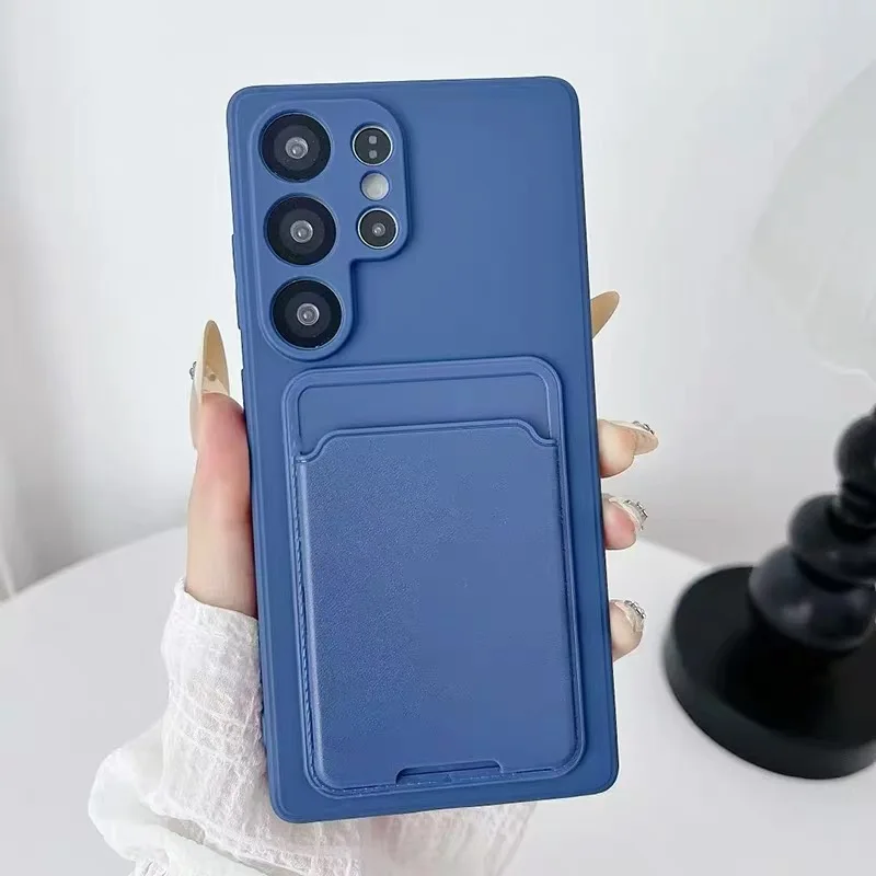 Luxury Cardholder Wallet Case - Ultra Thin Shockproof Soft Cover