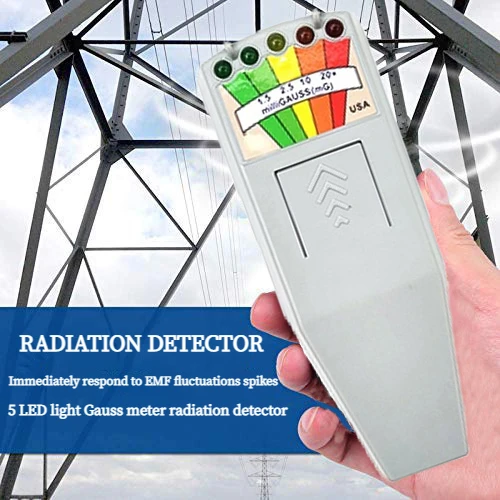 Radiation detector digital electromotive force meter Gauss meter handheld dosimeter tester electromagnetic field Radiation