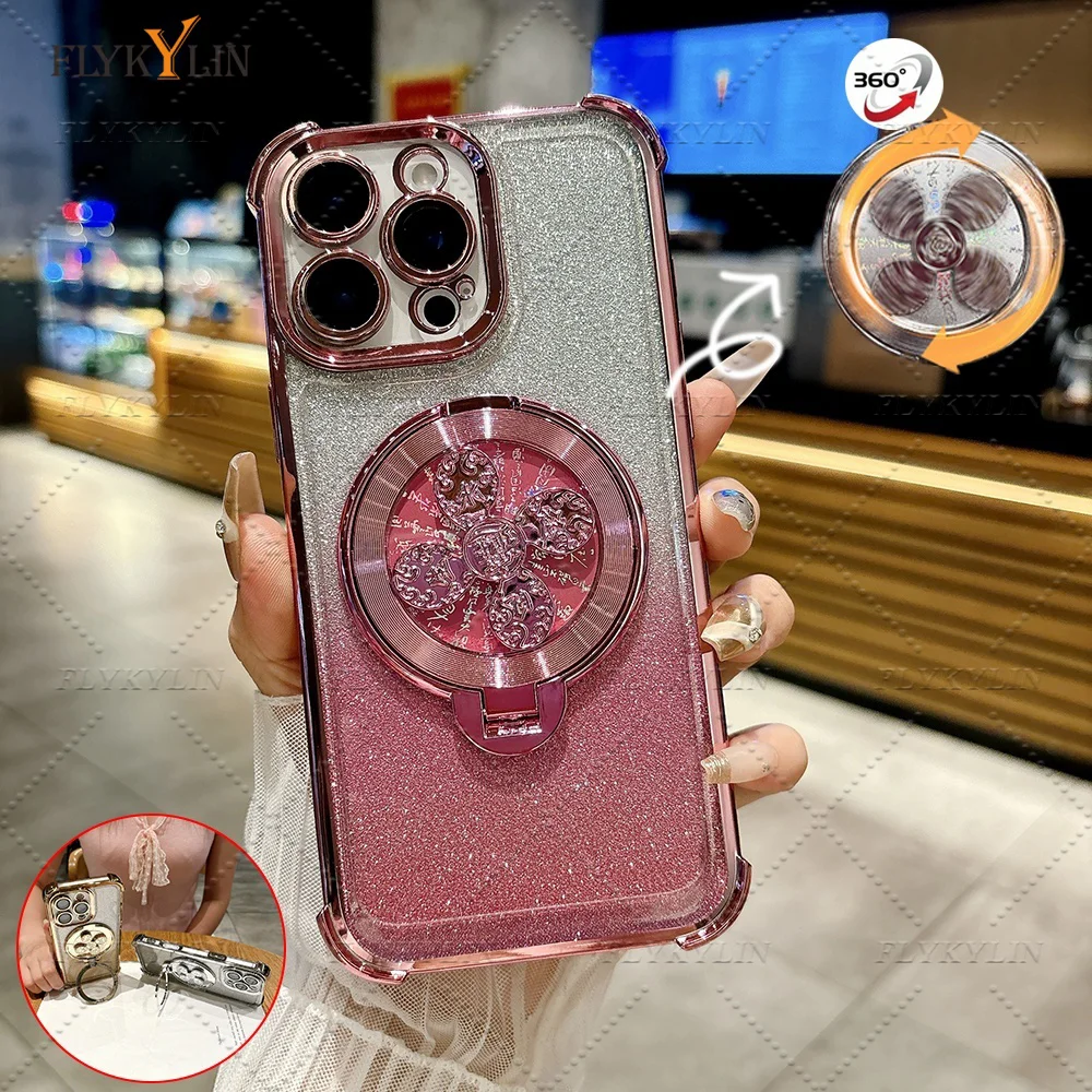 Durable Anti-Shock and Anti-Drop Phone Case with Bracket Protection Cover