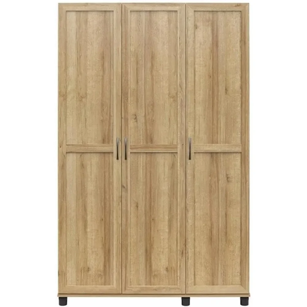 Evolution Lory Framed 3Door Wardrobe in Natural from durable engineered and available in multiple neutral woodgrain finishes 5