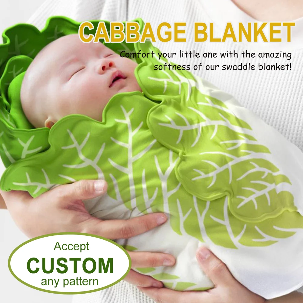 Funny Blankets Wraps Funny Baby Blanket Cabbage Blanket Cabbage