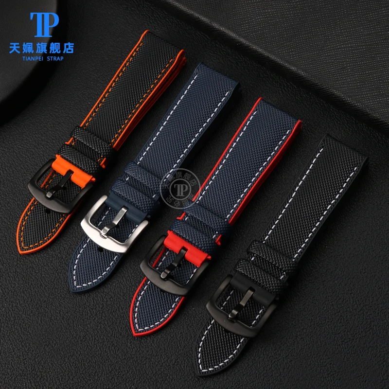 Inexpensive Stylish Rubber 22 mm Wristwatch Band OT1030-11N_K0026819 main image 1