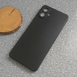 Soft TPU Silicone Protective Cover - Durable Phone Case in Varied Styles - Galaxy A07 4G (Black)