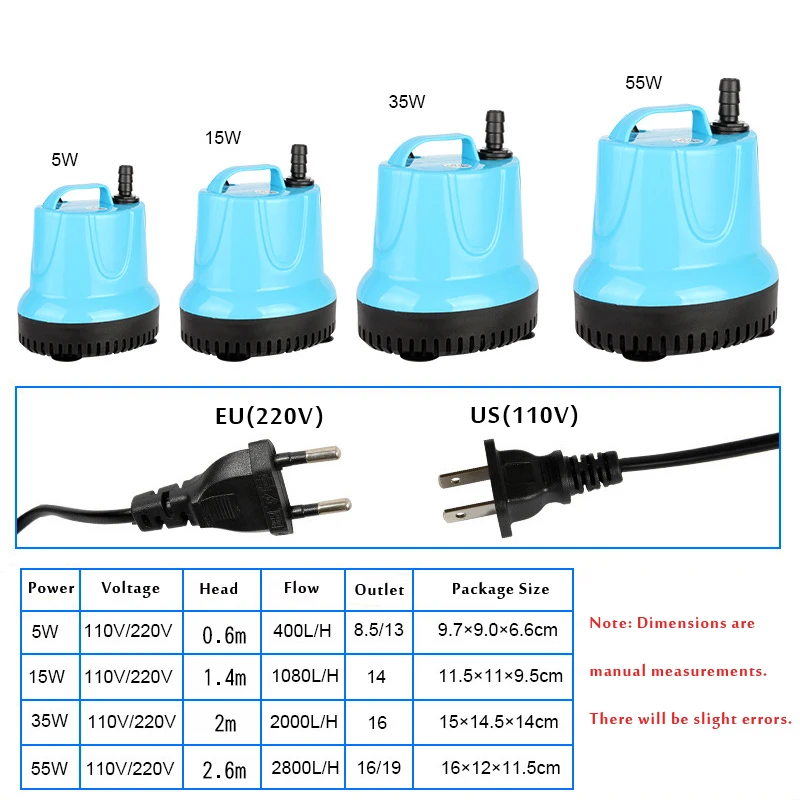 110V220VWaterpumpFishtanksubmersiblepumpBottomsuctionpump