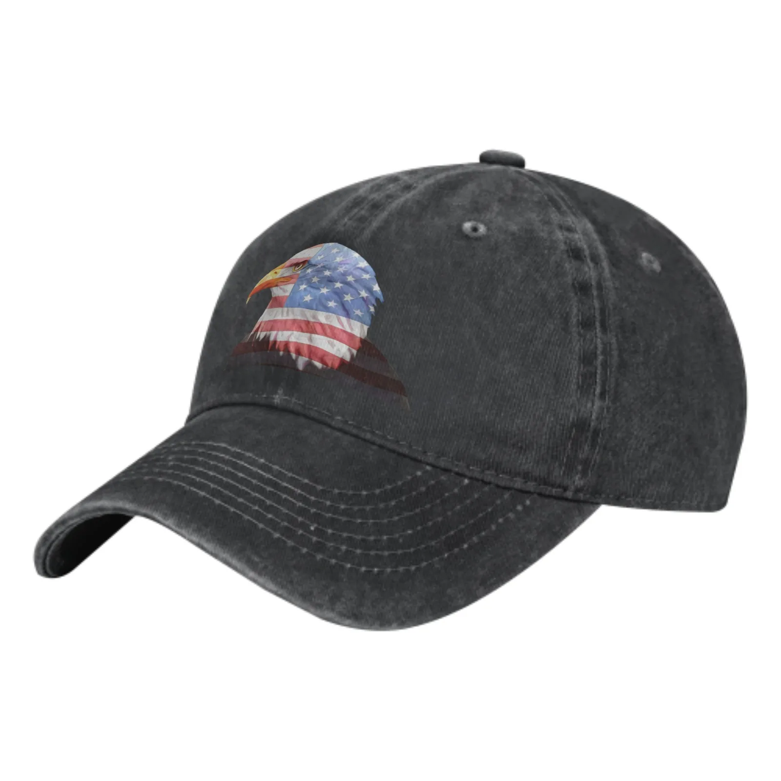 

Casquette Hat Dad Trucker Flat Bill Baseball Cap for Men Women Vintage Adjustable