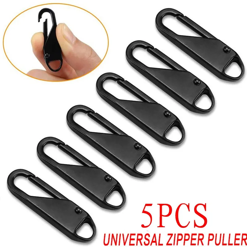 Black Removable Zipper Slider Puller Instant Zipper Repair Kit Replacement  for Broken Buckle Travel Bag Suitcase Zipper Head - AliExpress