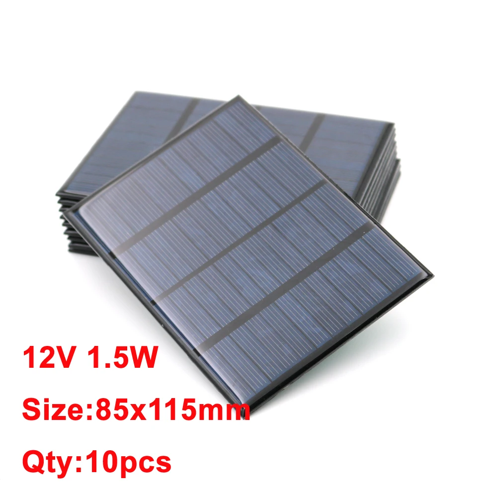 20pcs Solar Panel Cells polycristallines photovoltaïque À faire soi-même Chargeur Chaud n4n d1h7 