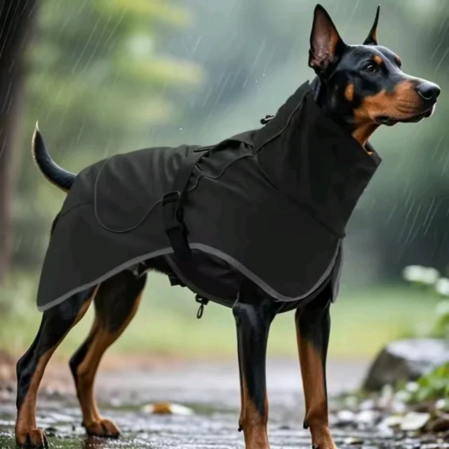 Large Dog Pet Windbreaker Dog Raincoat Pet Stormcoat Waterproof Outdoor Pet Outdoor Waterproof Clothes Pets Raincoat Accessories Large Dog Pet Windbreaker Dog Raincoat Pet Stormcoat Waterproof Outdoor Pet Outdoor Waterproof Clothes Pets Raincoat Accessories