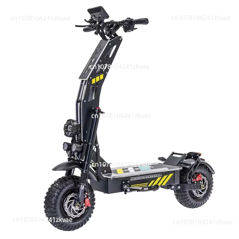 

Road Electric Scooter Dual Motor T116 Plus 14" 4000W*2 8000W 60V 40AH Escooter 80KM/H Max Load 200KG Hydraulic Brake
