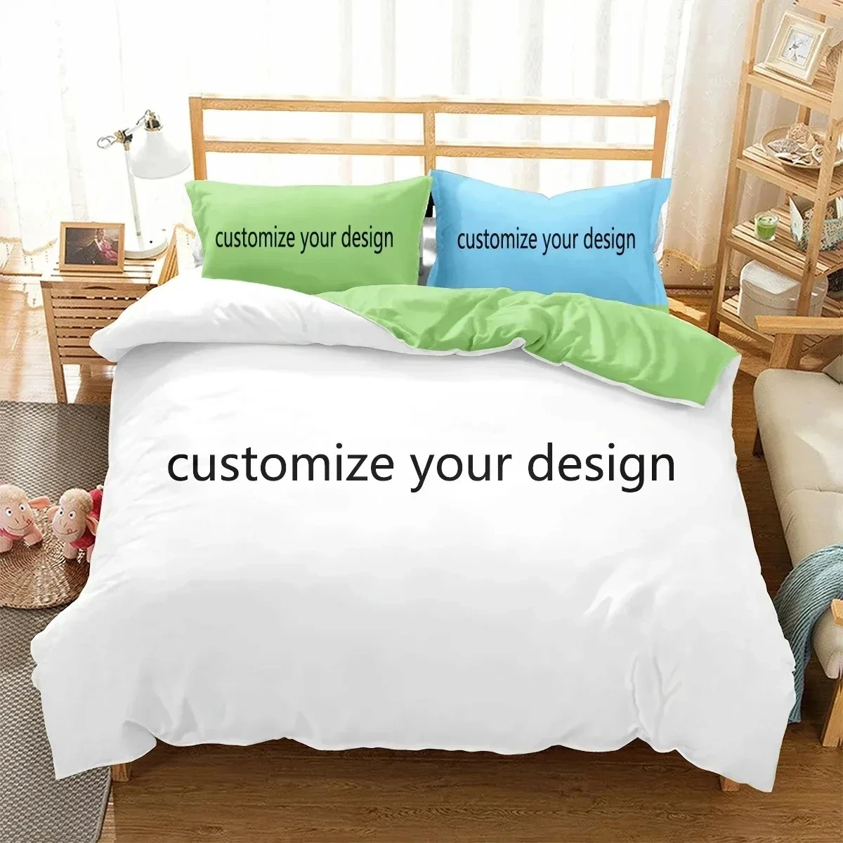 Customized Design Photo Logo Duvet Cover Set Custom Bedding Set Twin Full  Queen King Size - AliExpress, image size:1200x1200