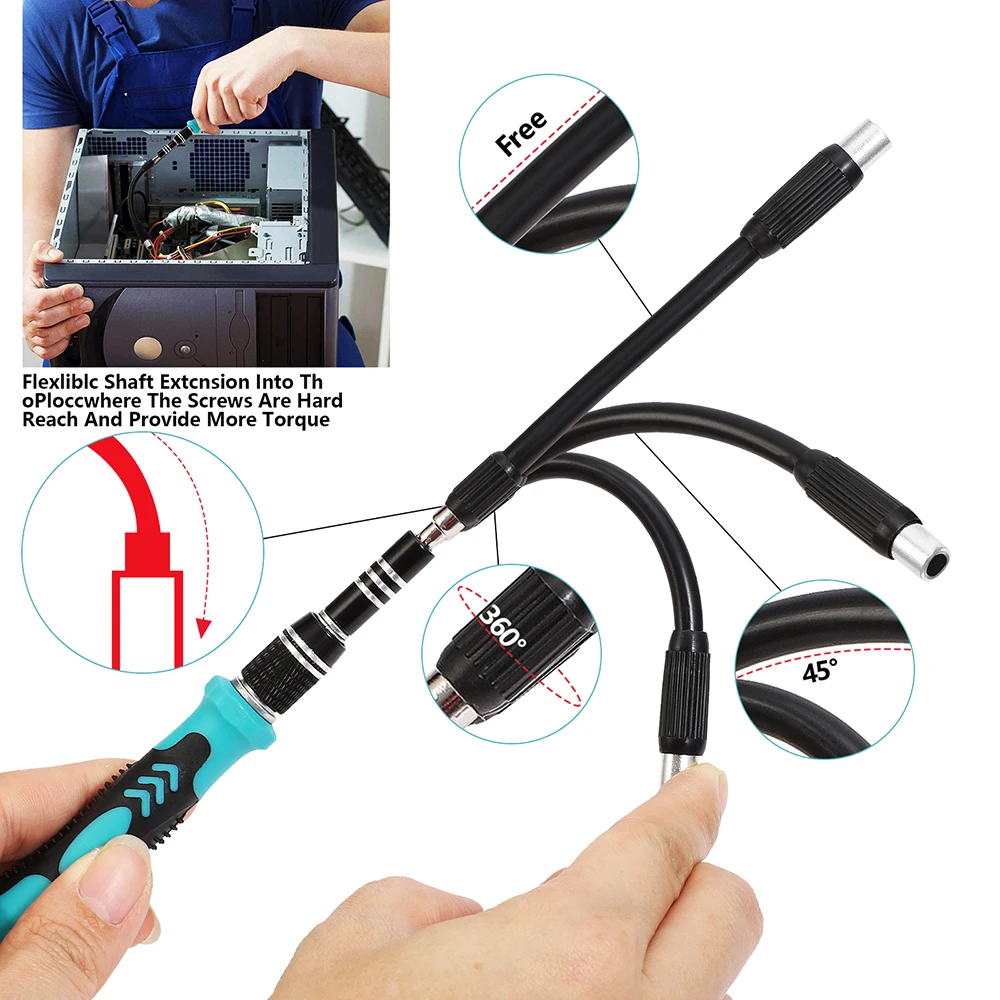 138 In 1 Screwdriver Set Magnetic Screw Driver Kit Bits Precision For Xiaomi Iphone Home PC Phone Torx edc Screwdriver Bits Set