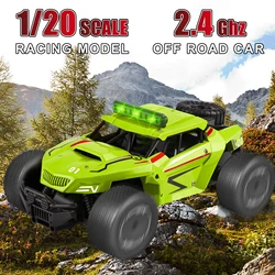 Voiture de course RC tout terrain, 1/20 GHz, 2.4, voiture de course télécommandée, camion, véhicule d'escalade, modèle de jouets, cadeaux pour enfants 