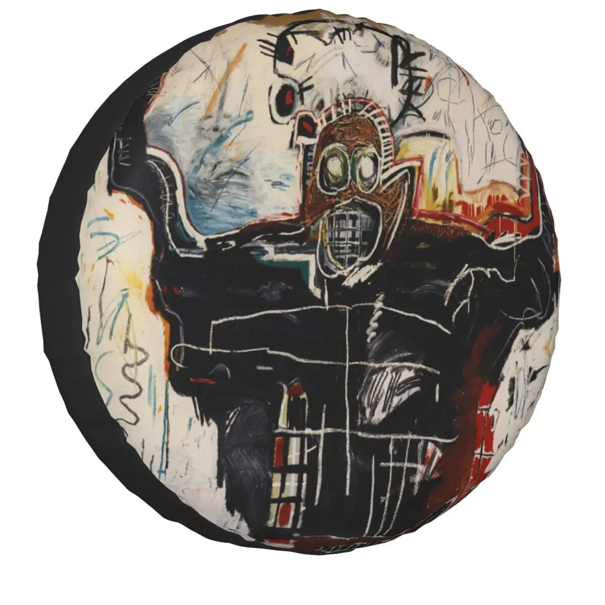 Untitled Boxer By Basquiats Copertura Per Pneumatici Di Ricambio Per Grand Cherokee Jeep Suv Trailer Car Wheel Protector Covers 14 "15" 16 "17" Pollic