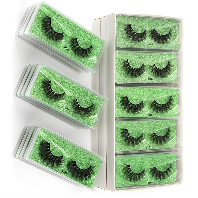 

Wholesale 4/20/50/200 Pairs Eyelash 3D Mink Lashes Natural soft False Eyelashes Reusable Messy Fake Lashes In Bulk Makeup Cilios