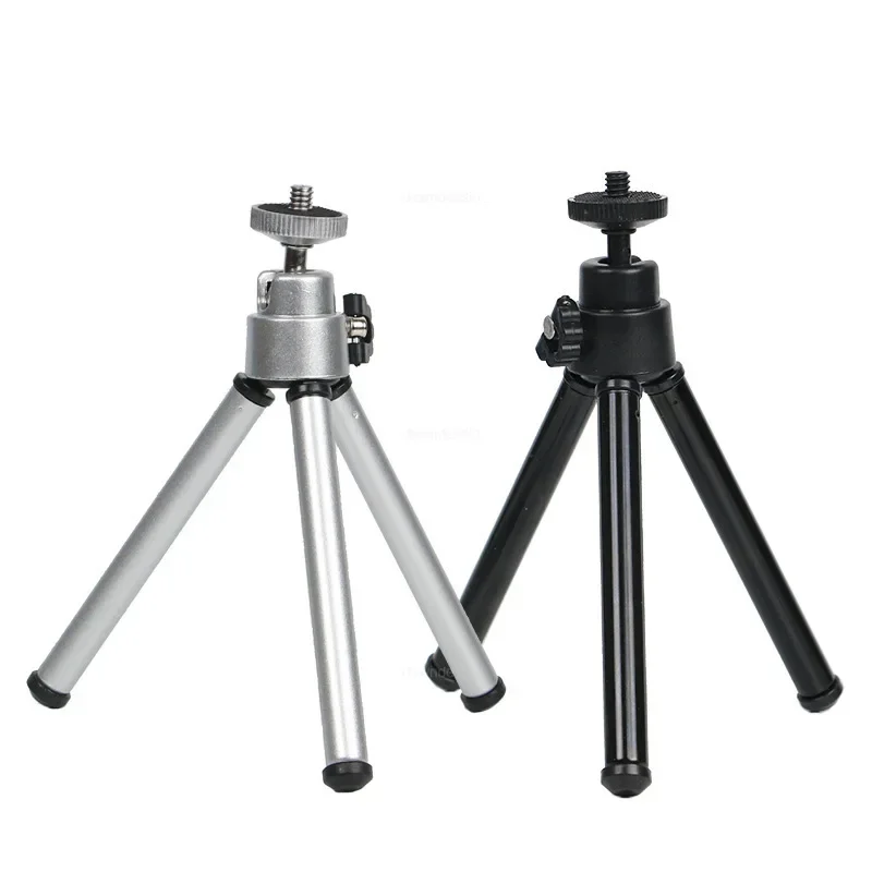 Compact Aluminum Alloy Desktop Tripod with Adjustable Flexible Stand