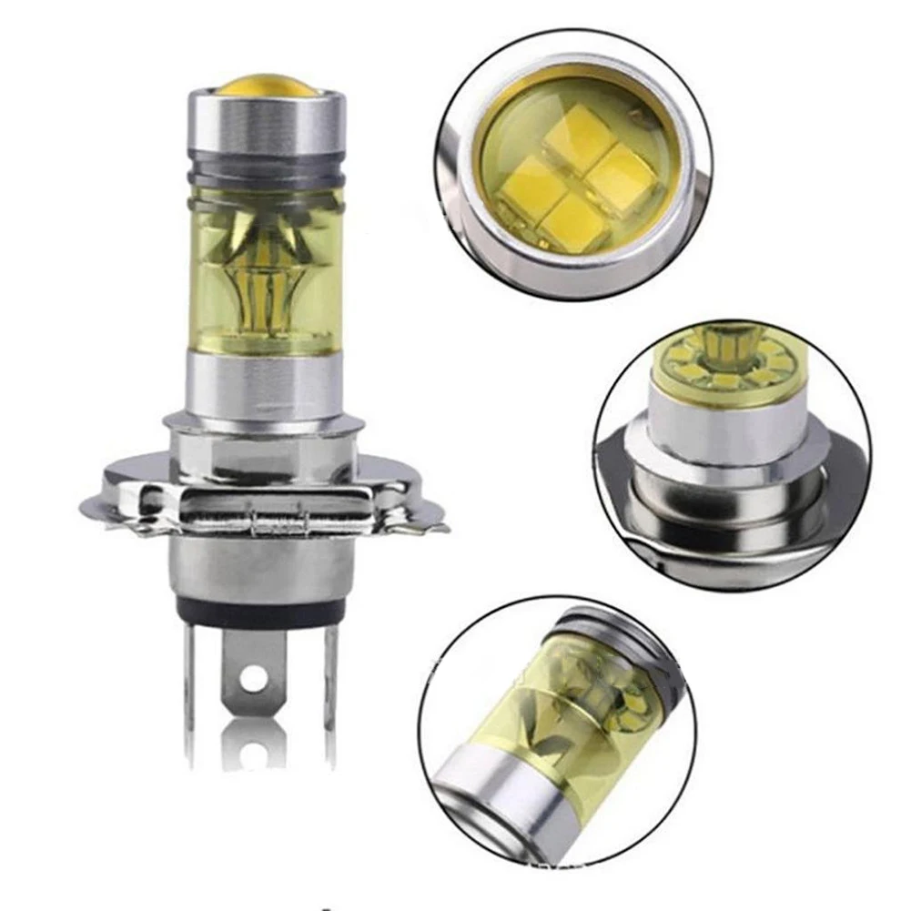 

Fog Lights Light Bulbs 2pcs 76*18mm Car Accessories DC 10V-30V H4 6000K-6500k Headlight Light Universal Fitment
