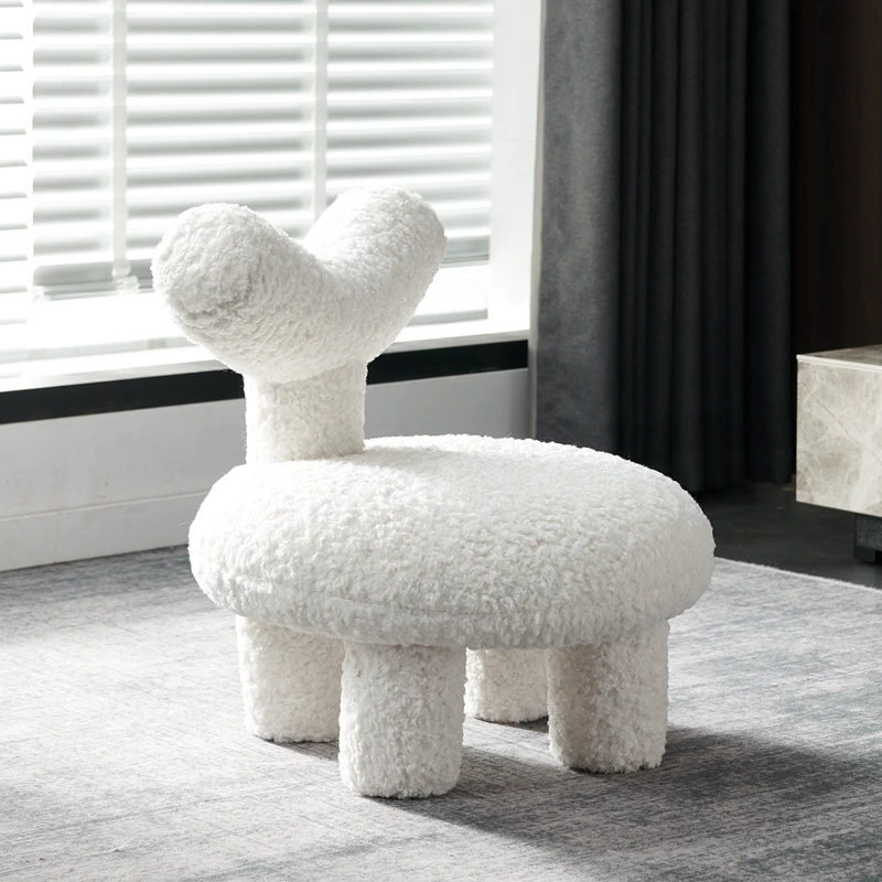 

Wyj Ins High-Profile Figure Chair Children's Single Sofa Fashion Art Leisure Stool