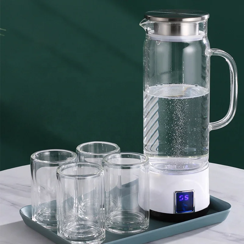 

NEW Mini Rechargeable Hydrogen Generator Cup Portable Water Filter Hydrogen-Rich Water Bottle Ionizer Pure H2 Kettle Maker
