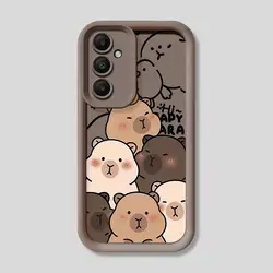 Cute Capybara Soft TPU Phone Case - Galaxy A21s (Mix01)