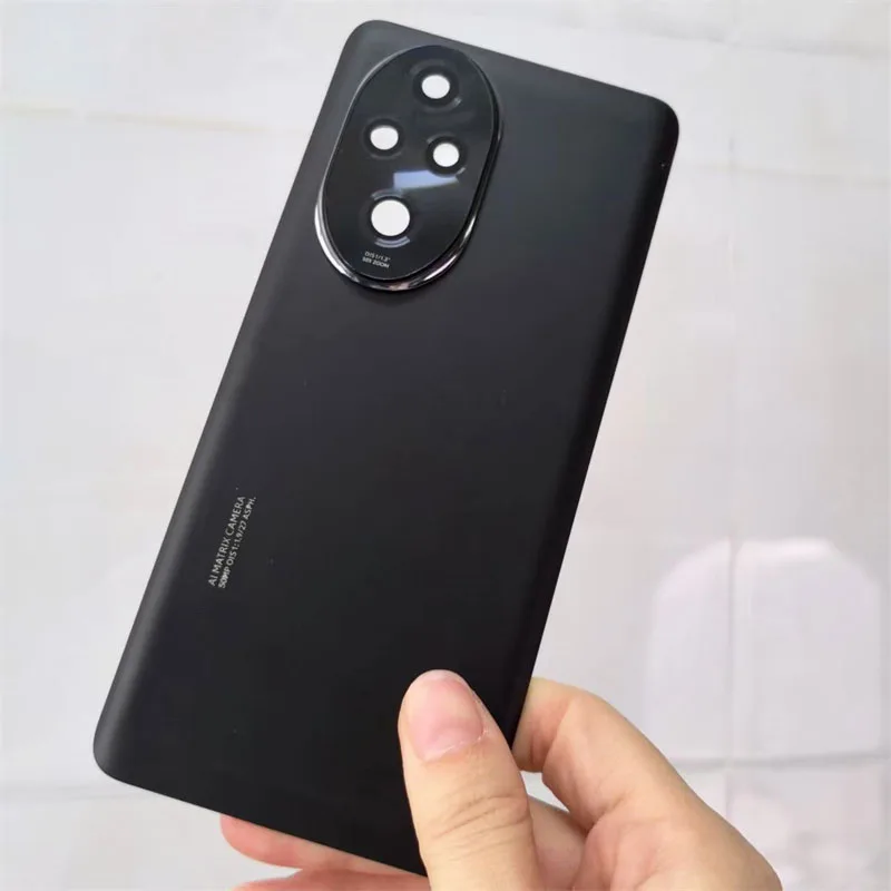 포 아너 200 프로 후면 유리 커버, HONOR 200 Pro 5G 후면 도어 교체용 하드 배터리 케이스, 후면 하우징 커버 및 카메라 렌즈