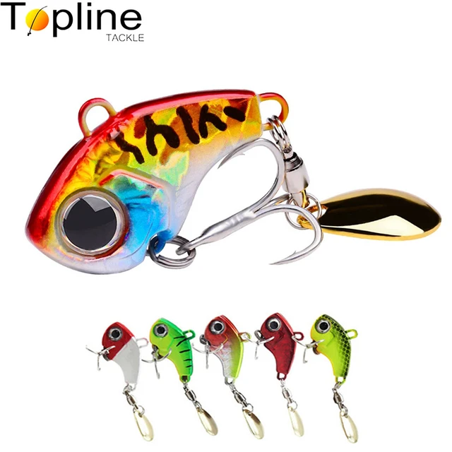 ToplineTackle Tail Spinner Fishing Lure 5g 7g 10g 14g 20g Metal VIB  Rotating Tail Swimbait Trout Spinner Bait Bass Fishing Pesca - AliExpress