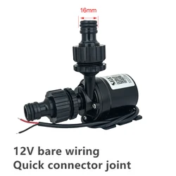 High-Pressure Ultra-Quiet Solar Water Pump with Brushless Motor and Quick Break Joint (12V line Quick)