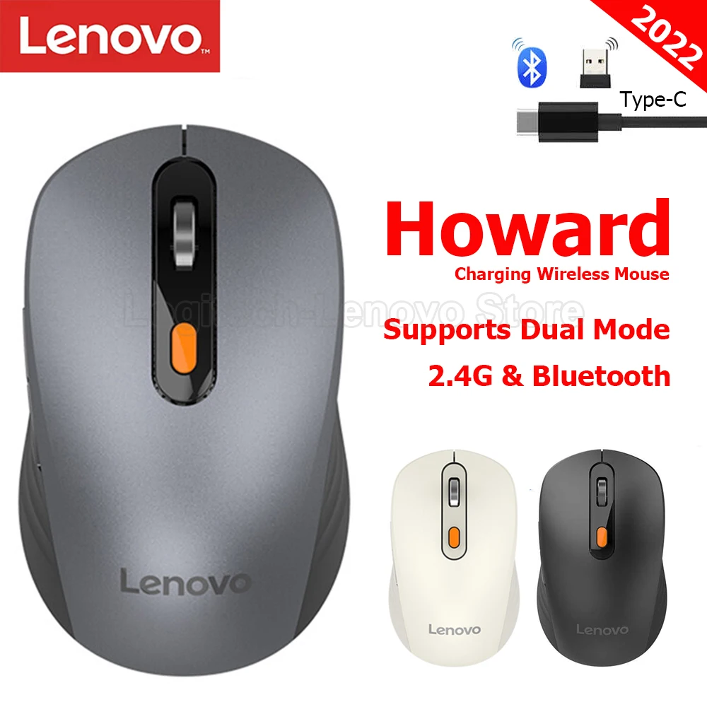 Lenovo – souris sans fil 2022/800/1200 DPI, avec capteur de haute