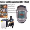 Professional Protective Mask Laser Welding Mask OD7+ Mask for Cutting Marking Use 1064nm/10600nm Wavelength 1