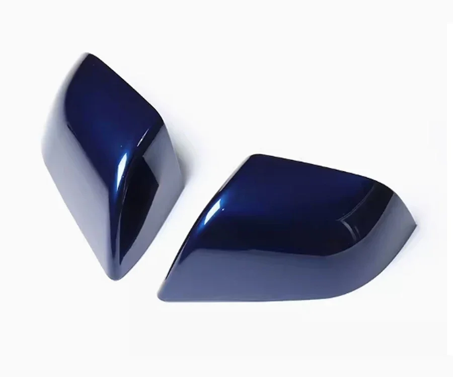 테슬라 모델 3/모델 Y 교체 자동차 액세서리 후면보기 미러 쉘 캡 하우징 윙 도어 사이드 미러 커버 1 쌍