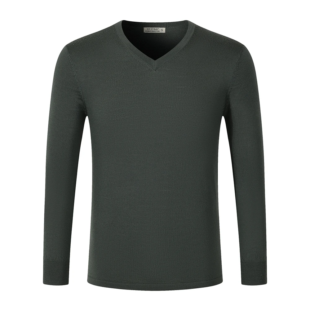 Pura Lana Merinos Maglione Scollo Av Lana Merino Maglificio Rodes