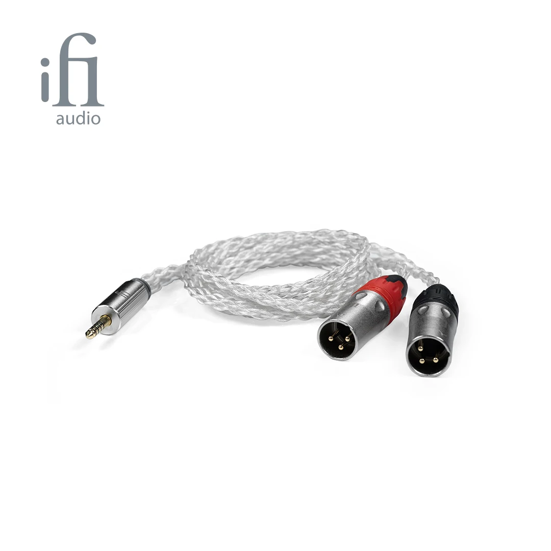 iFi 4.4mm to XLR Balanced Adapter Cable Balanced Signal Transmission 16American Wire Gauge Total Diameter OFHC Conductors audio cable