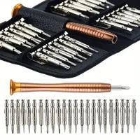 1 Set, Precision Screwdriver Set, 25 In 1 Repair Tool Kit, Small Screwdriver Set, Star/Y-type/Flat-blade/Triangle Screwdrivers F 1
