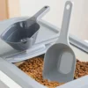 Pet Feeding Shovel Cat Food Scoop Large Capacity Multifunctional Cat Dog Spoon Plastic Pet Food Deep Shovel Pet Spoon