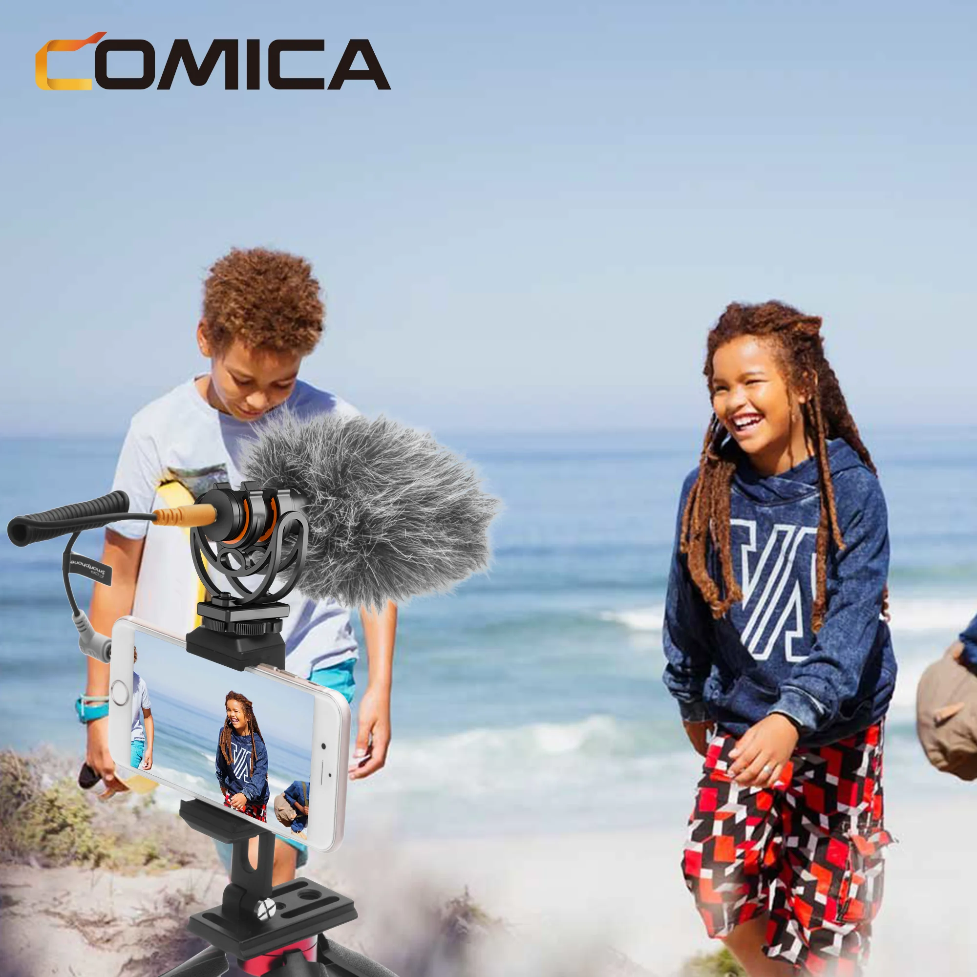 VM10 Mini Cardioid Condenser Shotgun Microphone Full Metal Design Plug and Play
